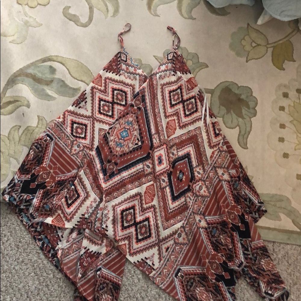 Aztec style bikini strap dress